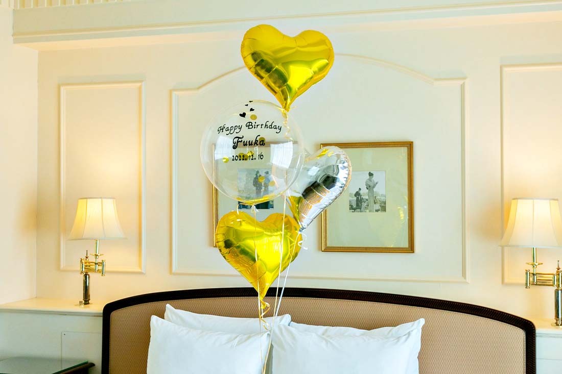 メッセージ入りバルーンセットイメージ