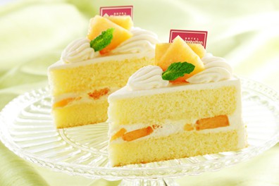数量限定 夕張メロンのショートケーキ【期間限定】