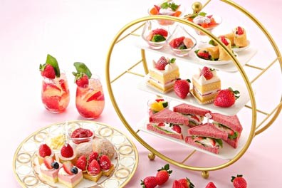 ［期間限定 1日15食］苺のアフタヌーンティーセット